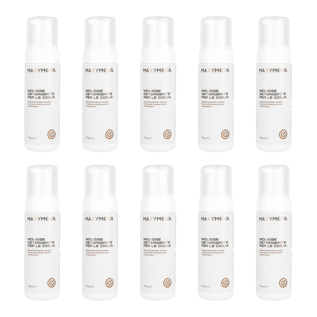 Set de 10 Mousses Limpiadoras 50 / 170 ml Maxymova