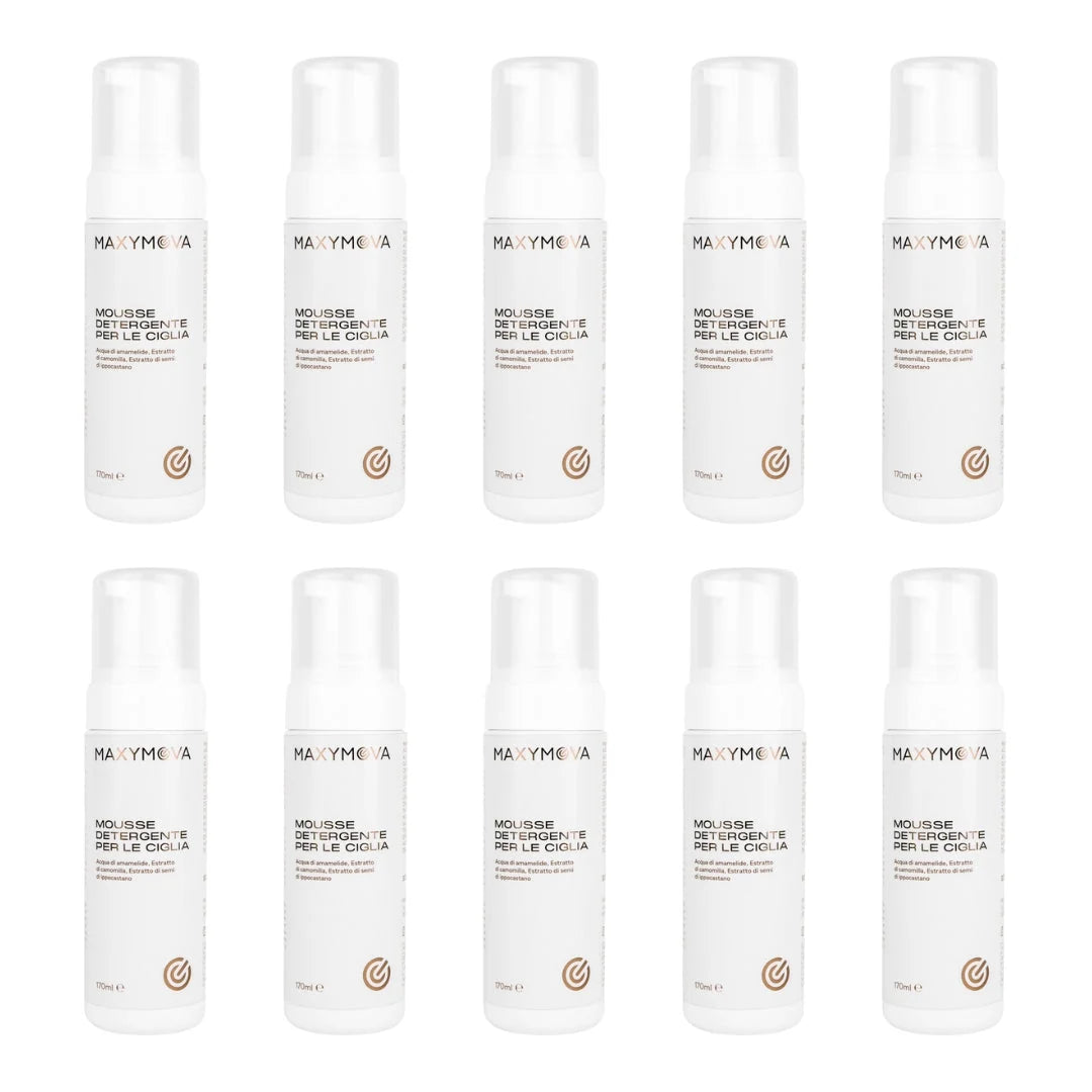 Set de 10 Mousses Limpiadoras 50 / 170 ml Maxymova