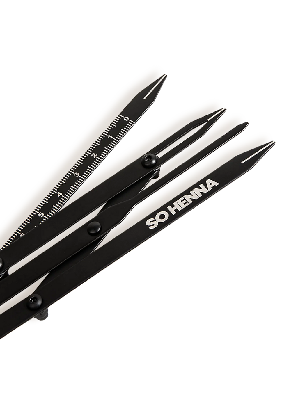 SO HENNA® GOLDEN RATIO DIVIDER – Compás de Proporción Áurea para Diseño de Cejas