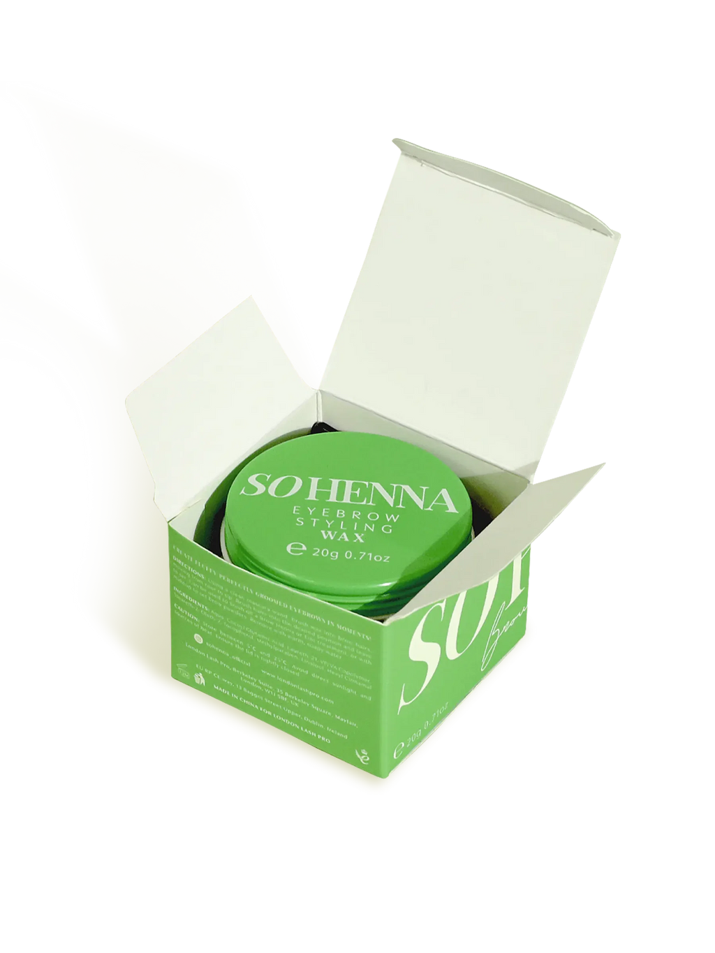 SO HENNA® STYLING WAX – Cera Modeladora para Cejas 20 g