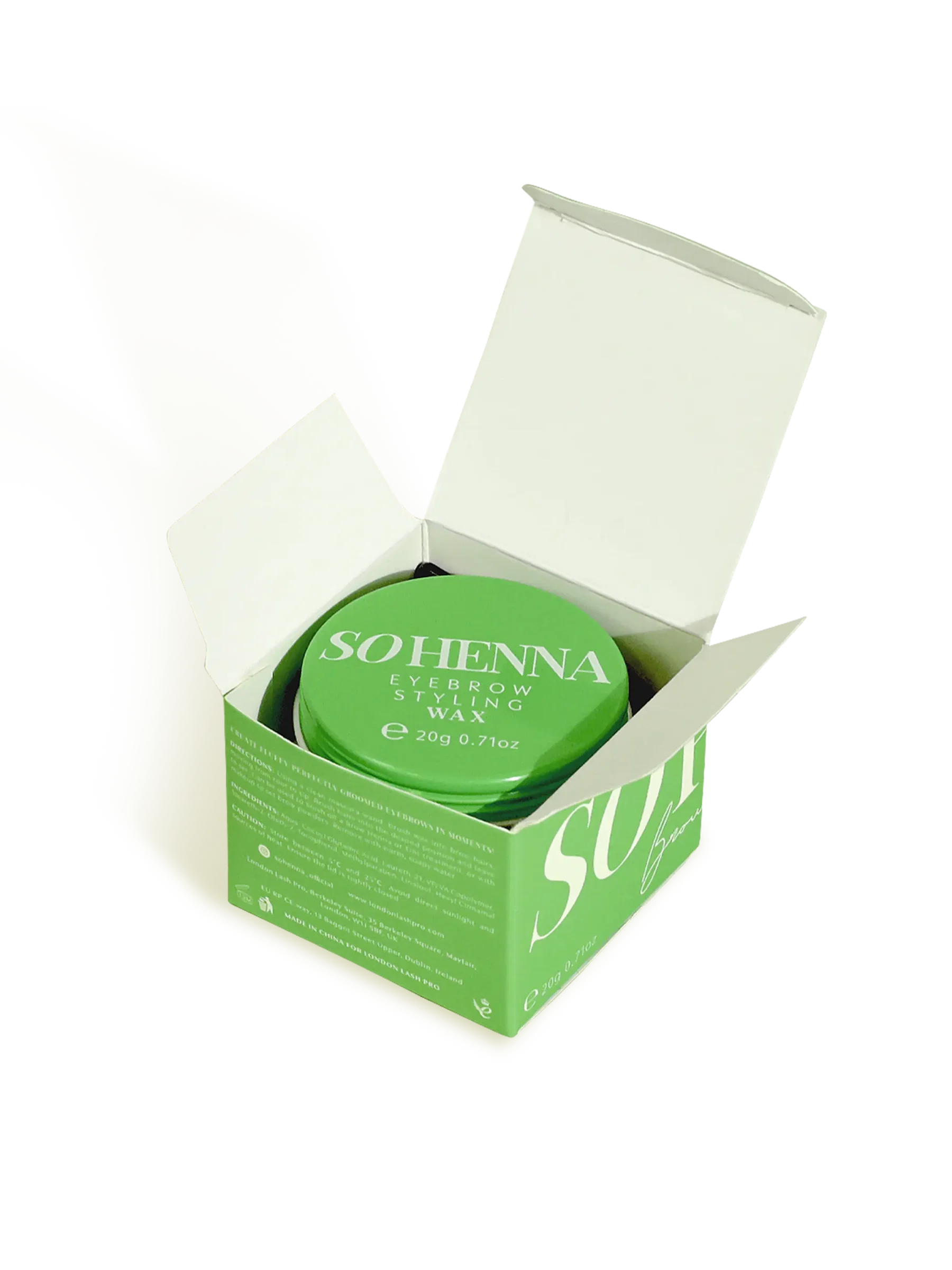 SO HENNA® STYLING WAX – Cera Modeladora para Cejas 20 g