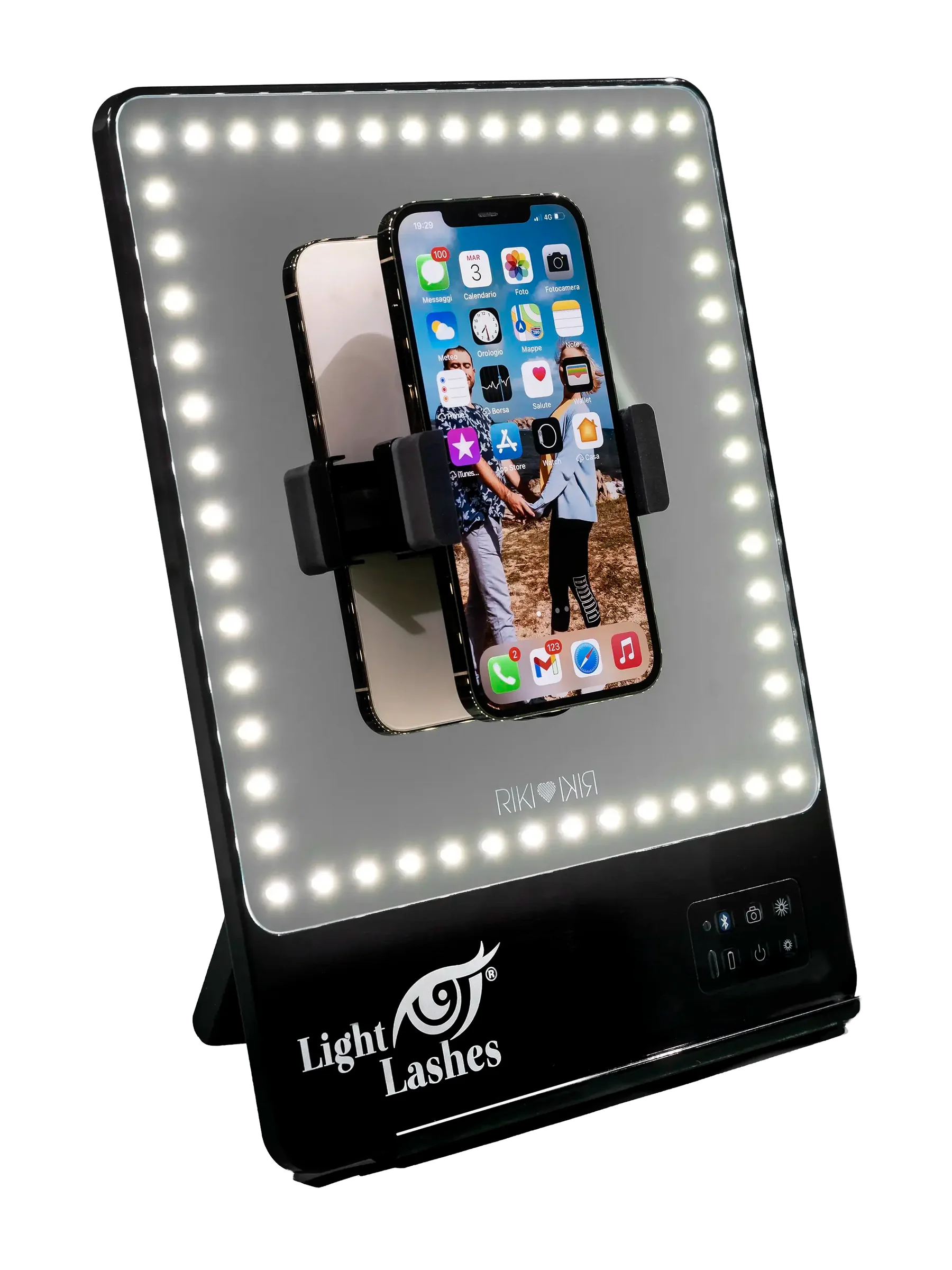 GLAMCOR® RIKI SKINNY – Espejo LED Profesional Personalizado
