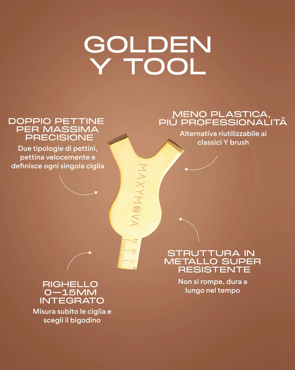 Golden Y Metal Tool Maxymova