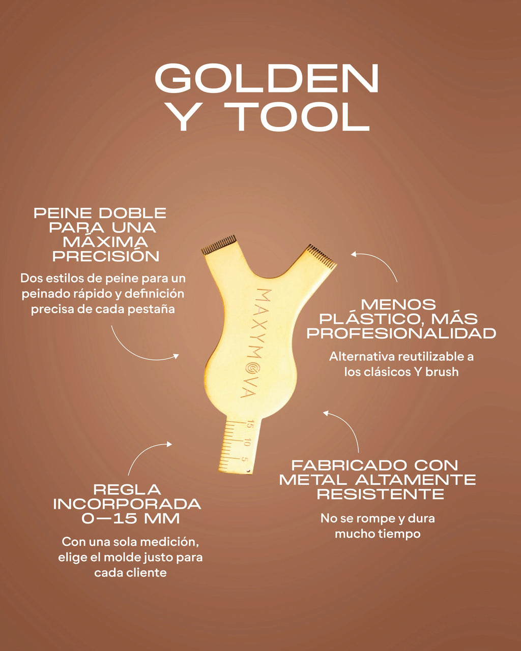 Golden Y Metal Tool Maxymova