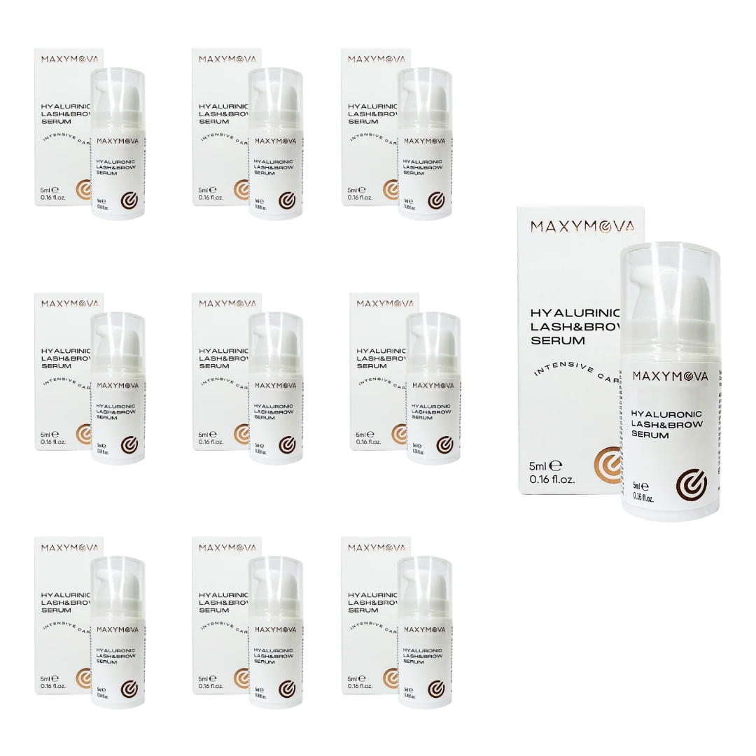 Set de 10 Sérums Hialurónicos para Pestañas y Cejas Maxymova
