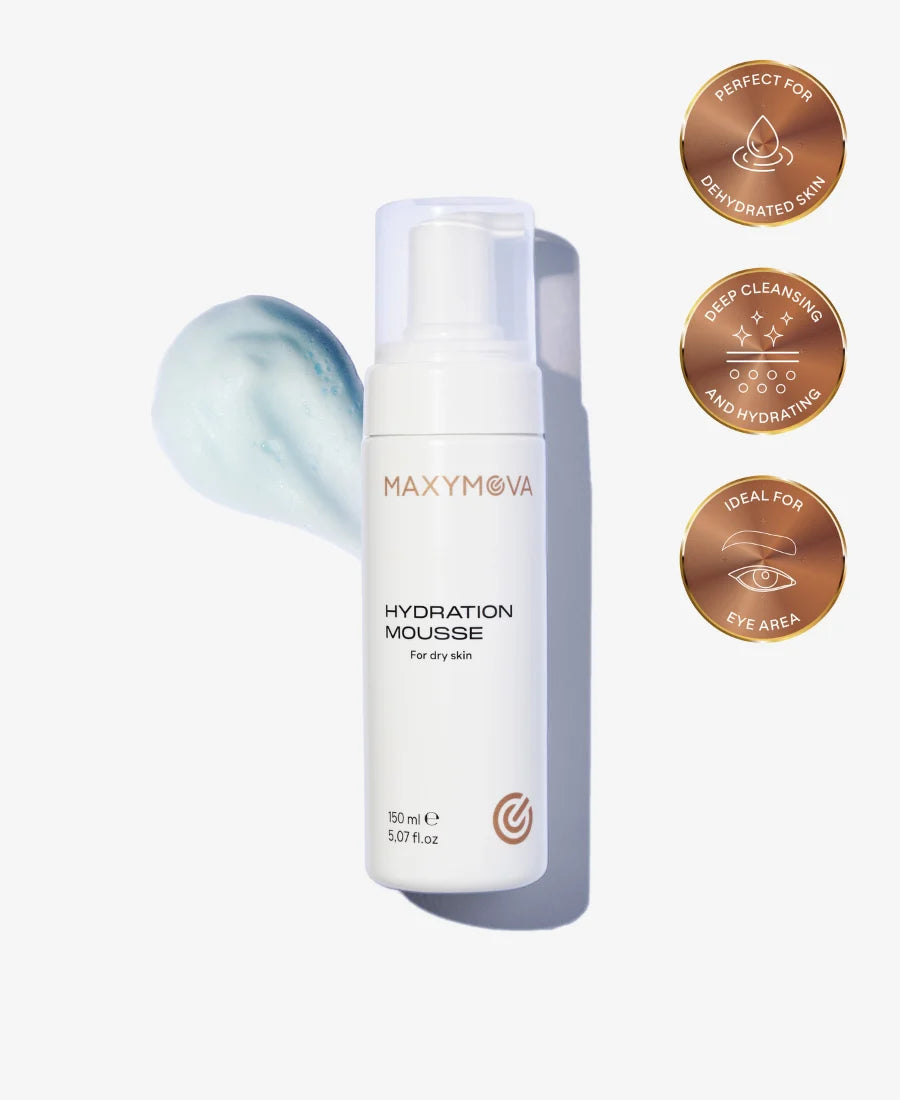 Mousse Limpiadora Hidratante Lash, Brow & Face Maxymova