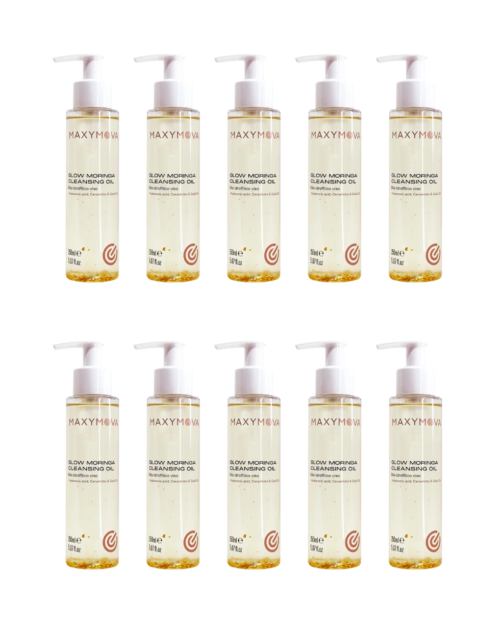 Set de 10 Glow Moringa Cleansing Oil Maxymova