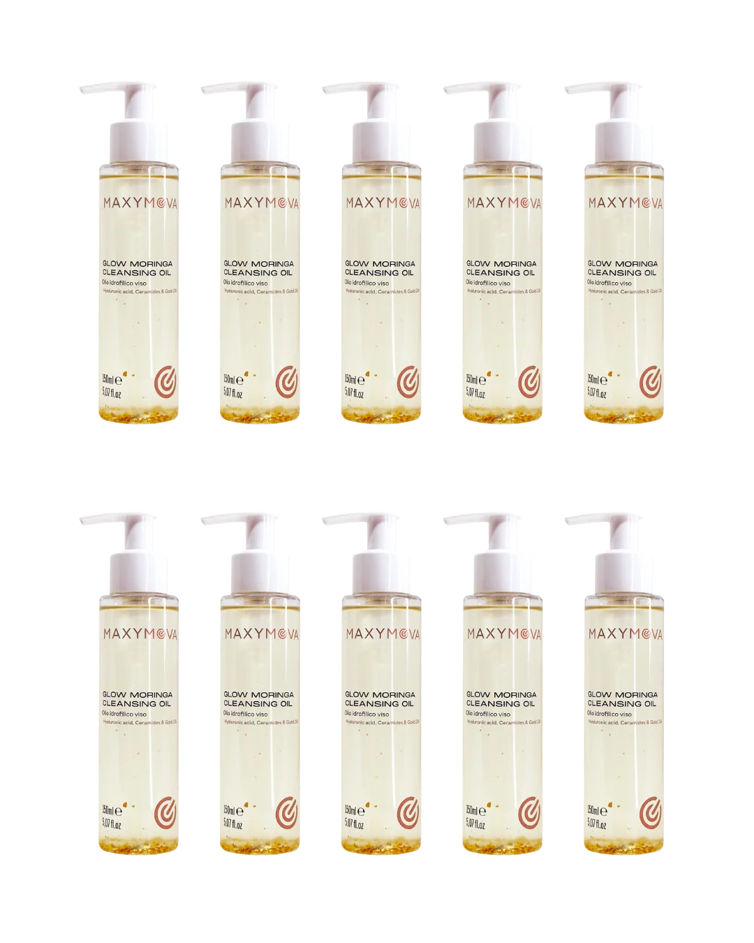 Set de 10 Glow Moringa Cleansing Oil Maxymova