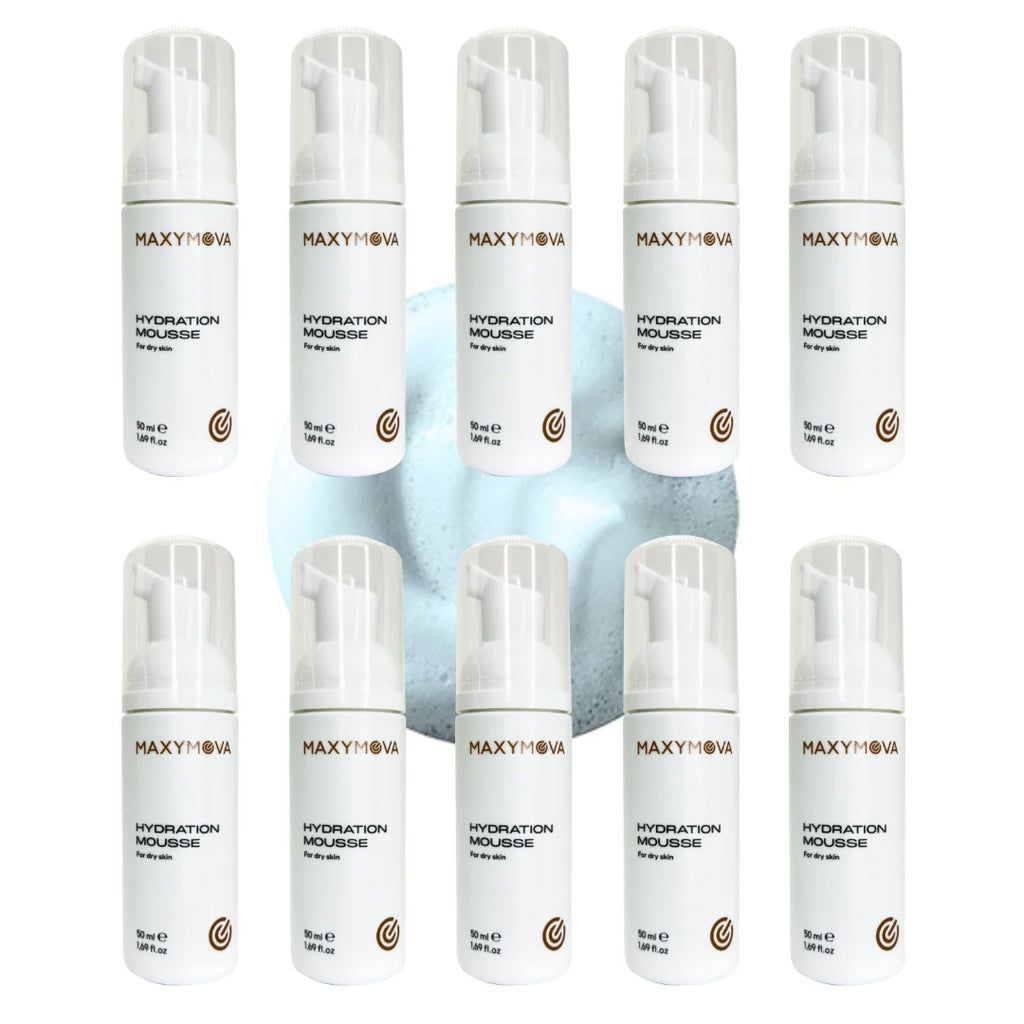 Set de 10 Mousses Hidratantes 50/150 ml Maxymova